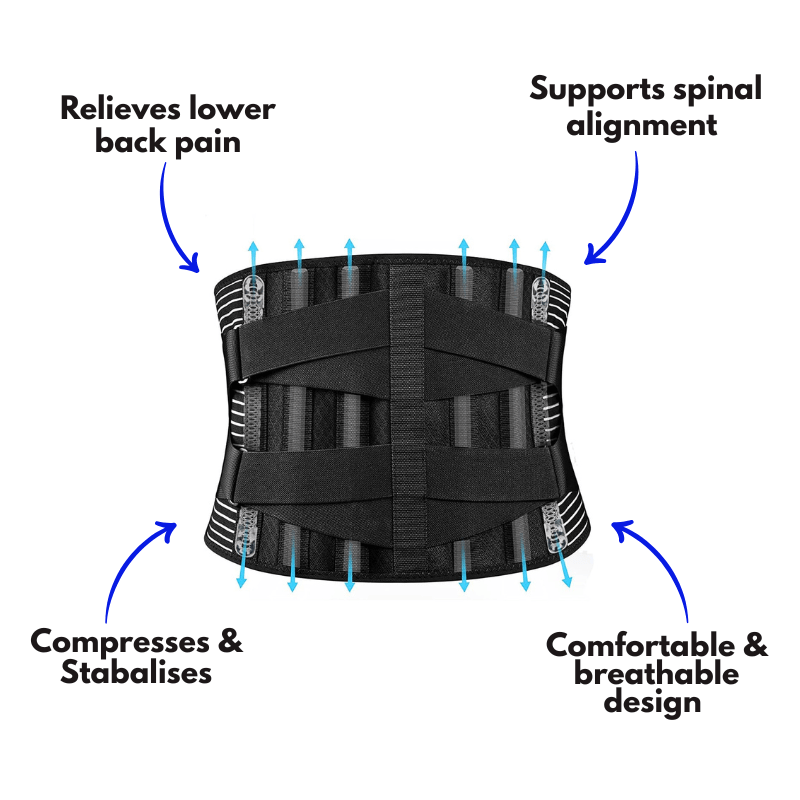 SpineAllign™ Premium Lower Back Support Brace